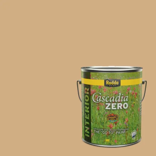 Vista 43 de Rodda Paint CASCADIA ZERO - Pintura satinada e imprimación para interiores en uno, cuarto de galón, albaricoque primavera
