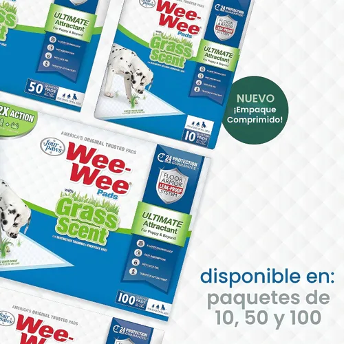 Vista 8 de Four Paws Wee-Wee Ultimate Attractant - Almohadillas para orina de perro