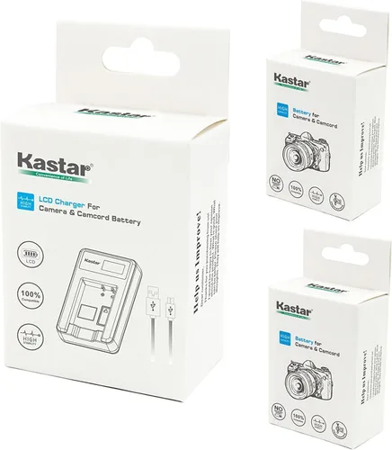 Vista 4 de Kastar Batería x2 + cargador LCD dual para Canon LP-E17, Rebel SL2, Rebel T6i, T6s, Rebel T7i T8i, EOS M3, EOS M5, EOS M6 Mark II, EOS 77D, EOS