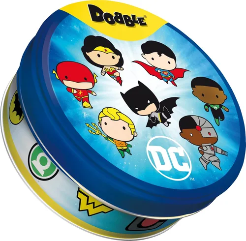Vista 5 de Asmodee Juego de cartas Dobble DC Universe