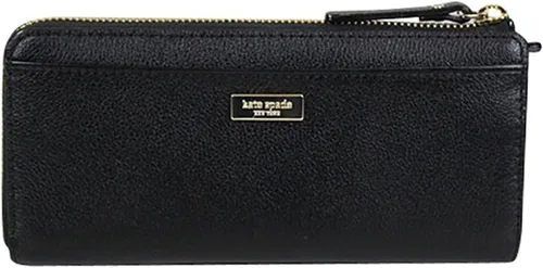 Vista 2 de Kate Spade Alice Court Nisha Bow Zip Around Wallet Negro