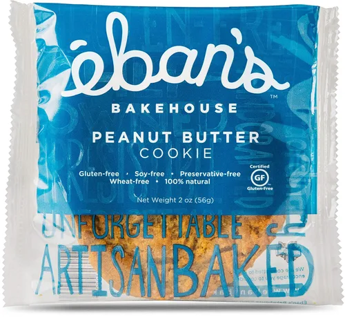 Vista 11 de Eban's Galletas frescas horneadas sin gluten, 24 galletas grandes (2 cajas de 12), suaves y masticables, envueltas individualmente, gourmet, sin