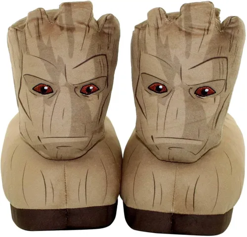 Vista 4 de Pantuflas Marvel de Happy Feet Pantuflas con licencia oficial para niños y adultos Pantuflas de personaje de superhéroe para niños, niñas, hombres