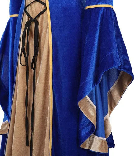 Vista 156 de Kranchungel - Vestidos renacentistas de estilo medieval/irlandés/campesino para mujer; disfraz de hada, para bailes
