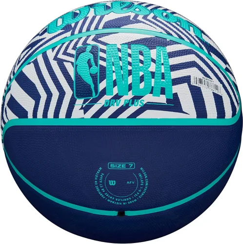 Vista 6 de WILSON NBA DRV Plus Dazzle Camo - Baloncesto para exteriores, índigo/verde azulado, tamaño 7-29.5 pulgadas Dazzle Camo Indigo/Verde azulado