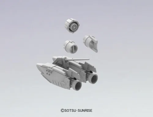 Vista 3 de Bandai Hobby Builders Parts HD MS Marine 01 Figura de acción