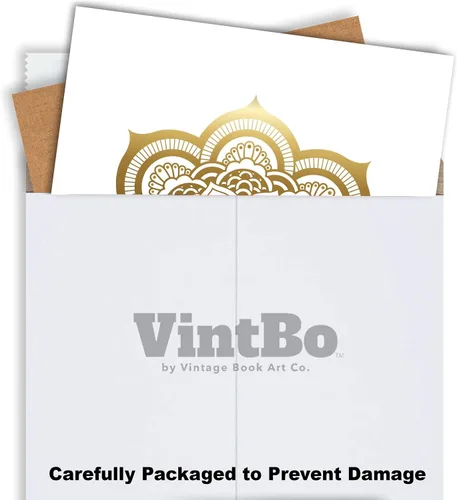 Vista 4 de Gold Foil Art Print - Gentleman Octopus With Gold Foil Rose and Cane 8x10 inches