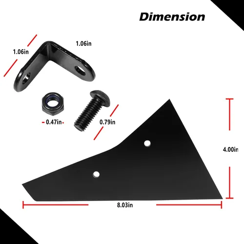 Vista 9 de Juego de difusor trasero de 5 aletas para Dodge Challenger SXT SRT RT Hellcat 2009-2014, difusor de labio de parachoques trasero negro con aletas