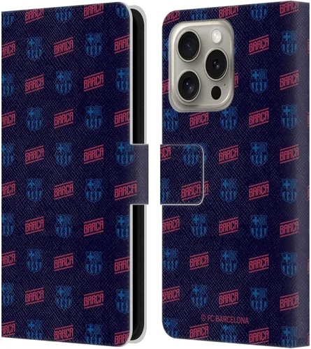 Vista 72 de Head Case Designs Funda de piel con licencia oficial del FC Barcelona con logotipo y patrón de Forca Barca, compatible con Apple iPhone 11