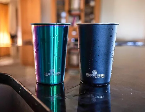 Vista 6 de Vasos para niños de 10 onzas – Vasos de acero inoxidable para el hogar, fiesta, campamento y actividades al aire libre – sin BPA, irrompibles, vasos