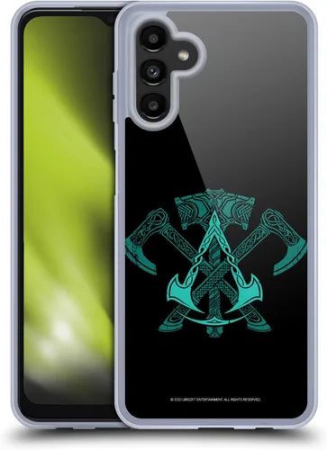 Vista 12 de Head Case Designs Officially Licensed Assassin's Creed ACV Banner Valhalla Symbols and Patterns Gel Case [Military Grade Protection] Compatible with