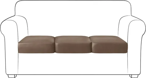 Vista 25 de Yates Home Funda de cojín de piel sintética para sofá, impermeable, elástica, para asiento de caravana, sofá biplaza, protector de muebles, funda