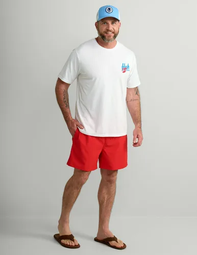 Vista 38 de HUK Mens Fishing Graphic Tee, Performance Short Sleeve, Quick-Dry Bass Bones - Búho nocturno
