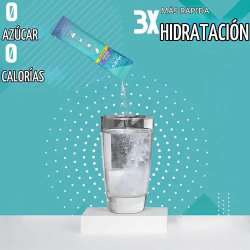 Vista 6 de Paquetes de hidratación sin azúcar en polvo de electrolitos Acai Berry HydroMATE 16 Sticks