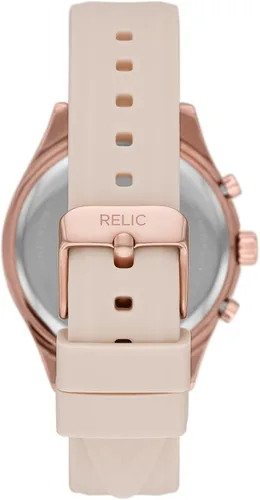 Vista 3 de Relic by Fossil Womens Camila Quartz Watch with SiliconeAlloy Strap