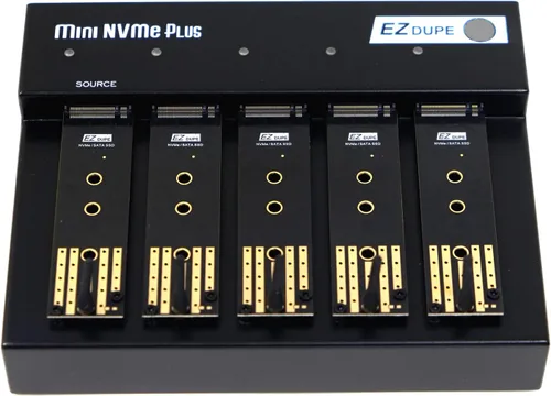 Vista 2 de EZ DUPE Duplicador Mini NVMe Plus M.2 de 1 a 4 - Copia 45MB/s DM-HE0-5M04B