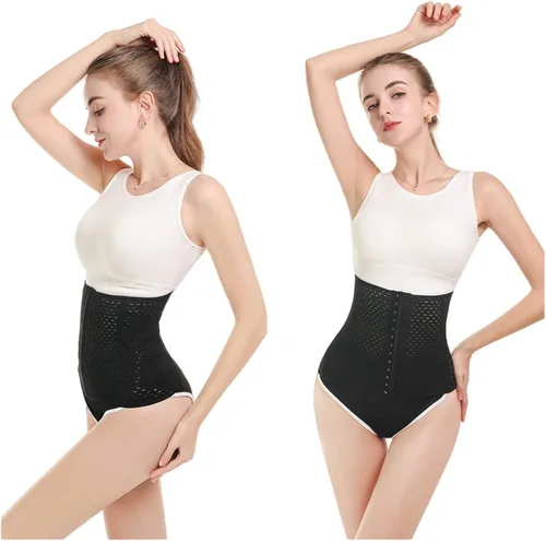 Vista 6 de Waist Trainer Corset cincher for Women Body Shaper Tummy Control Sports Workout with Adjustable Hooks