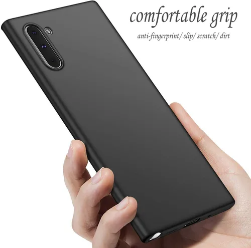 Vista 2 de Funda de teléfono para Samsung Galaxy Note 10 Slim Funda protectora Galaxy Note 10 Premium Material PC Hard Cover (negro)