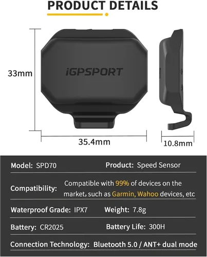 Vista 8 de iGPSPORT BSC300T Ordenador de bicicleta inalámbrico GPS, navegación GPS con pantalla táctil, mapas sin conexión, advertencia fuera de ruta
