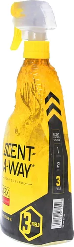 Vista 2 de Hunters Specialties Scent-A-Way MAX Field - Spray inodoro Eliminador de aromas de caza, aroma de cubierta para caza de ciervos