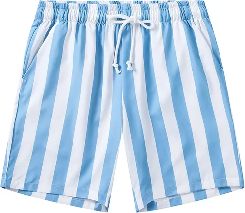 Vista 8 de JMIERR Conjunto de pantalones cortos para hombre, 2 piezas, camisa hawaiana casual de verano con botones y pantalones cortos