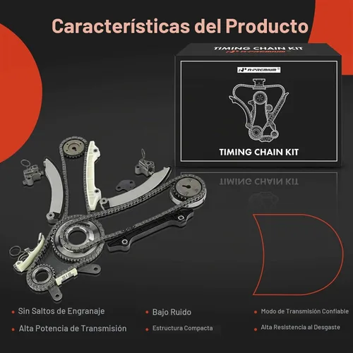 Vista 7 de A-Premium Kit de cadena de distribución del motor de 14 piezas con piñón