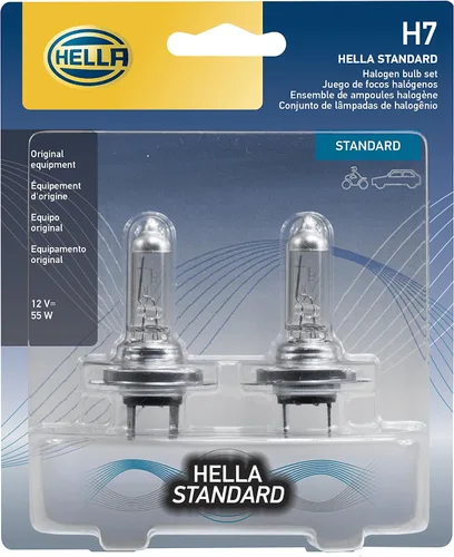 Vista 21 de HELLA - Foco de alto rendimiento H7 de 2.0 TB, 12 V, 55 W, paquete de 2