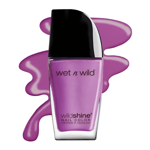 Vista 12 de wet n wild Wild Shine Esmalte de Uñas, Orange-Red Nuclear War, Color de Uñas Guerra nuclear