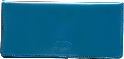 Vista 12 de Big Skinny Billetera ejecutiva de piel para mujer con pliegue doble, porta hasta 40 tarjetas Rojo