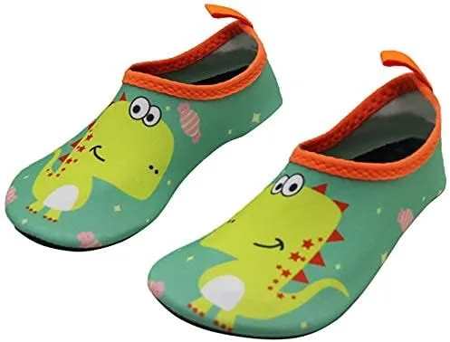 Vista 4 de BomKinta - Calzados acuáticos para niños y niñas, calcetines acuáticos, de secado rápido, antideslizantes y con sensación de pies descalzos