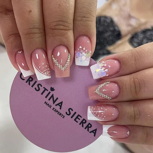 Vista 19 de BABALAL Uñas con diseño, de uñas con pegamento para mujeres y niñas