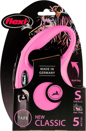 Vista 5 de Correa Automática Flexi New Classic Tape S 5M Rosa