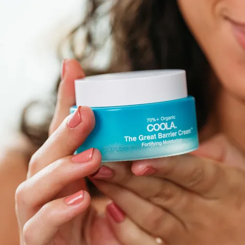 Vista 4 de COOLA Crema hidratante facial orgánica The Great Barrier, protección de barrera cutánea probada por dermatólogos, vegana y sin gluten, 1.5 onzas