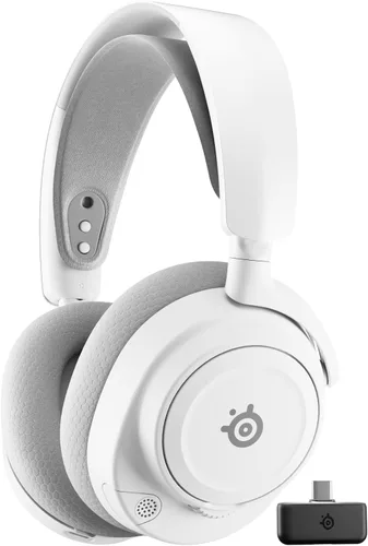 Vista 2 de SteelSeries Xbox Series S 1TB SSD Gaming Console 120FPS Robot White Arctis Nova 7X Wireless Gen 2 Gaming Headset 50+ HR Battery Black Bundle Paquete
