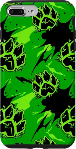 Vista 12 de Miraculous Ladybug - Carcasa para iPhone 17 con patas y salpicaduras de gato negro