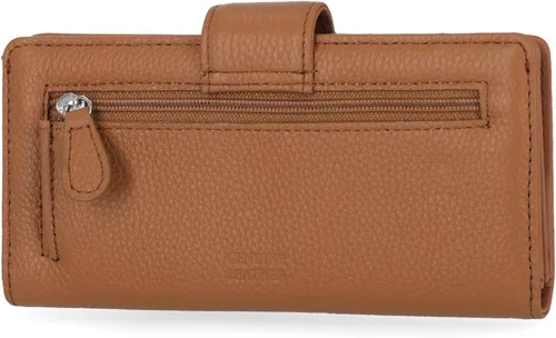 Vista 3 de Mundi Cartera de cuero delgada Continental con bloqueo RFID Maní