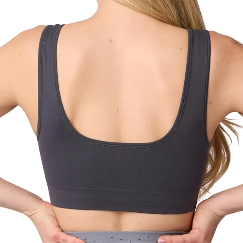 Vista 20 de Coobie Brasier sin costuras de cobertura completa para mujer con acolchado extraíble para mayor comodidad