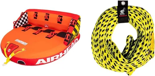 Vista 9 de AIRHEAD Great Big Mable Tubo remolcable para 1-4 jinetes para navegación