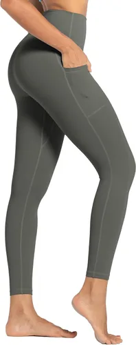 Vista 64 de Sunzel - Leggings de entrenamiento para mujer con cintura alta y control de abdomen Negro