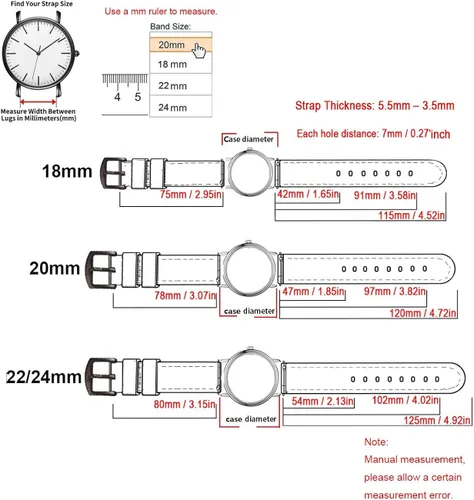 Vista 3 de Carty - Correa de reloj de liberación rápida 20 mm o 22 mm - Correa de repuesto de goma de silicona suave