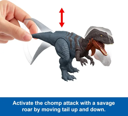 Vista 5 de Jurassic World Dinosaurio de Juguete Renacimiento Rugido Salvaje