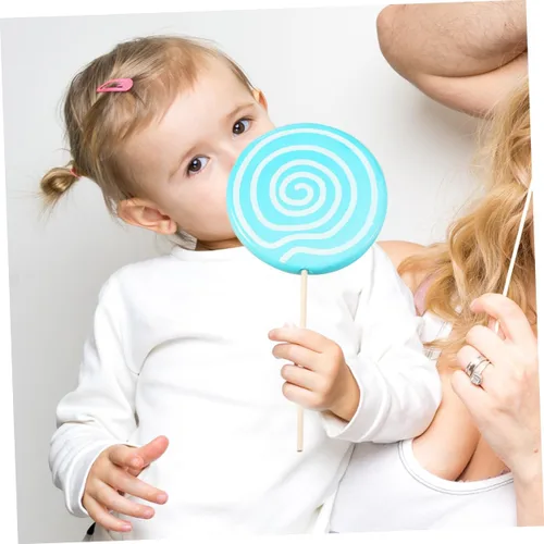 Vista 7 de Homoyoyo Juguetes para niños – Accesorios para fotos de piruletas a granel accesorios de fotografía de dulces – Imitación y simulación