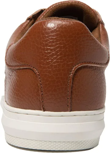 Vista 4 de Zapatos deportivos de cuero a la moda para hombre, tenis Oxford casuales para caminar diariamente para hombre