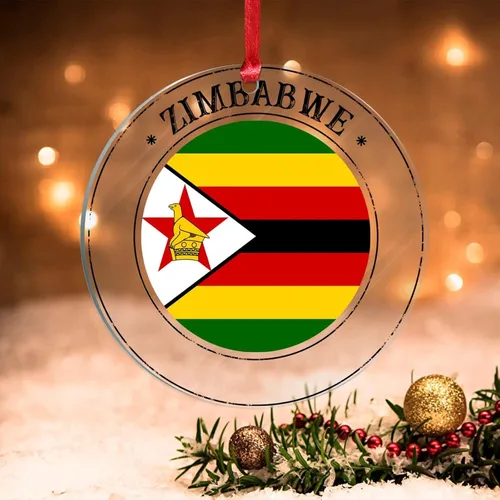 Vista 23 de Bandera de Argelia, adorno para árbol de Navidad, bandera nacional, Argelia, suministros colgantes de Navidad, suministros de fiesta de Navidad