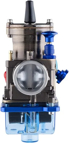 Vista 7 de Carburador PWK de 30 mm de rendimiento de mejora de carreras con chorros de carburador universal para motores de 125 cc a 250 cc 2T 4T para Dirt Azul