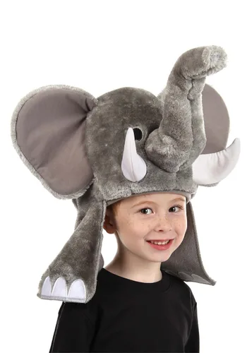 Vista 3 de Sombrero de Disfraz de Juguete Elefante Sprazy de Peluche Multicolor