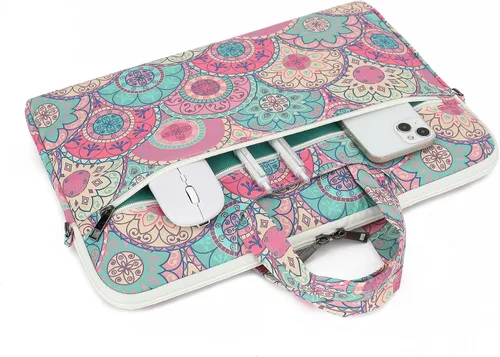 Vista 2 de Funda de hombro impermeable para laptop MacBook Pro de 16 pulgadas y 15.6 pulgadas y laptop de 16 pulgadas (Bandanna)