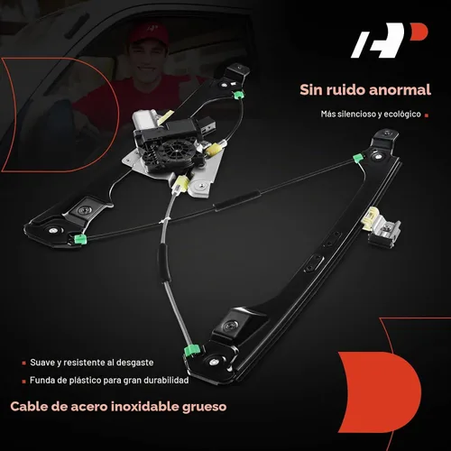 Vista 6 de A-Premium Elevalunas eléctrico con motor compatible con Cadillac SRX 2010-2015 Saab 9-4X 2011 delantero izquierdo del lado del conductor