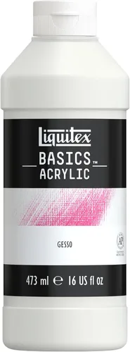 Vista 9 de Liquitex Basics Tubo mediano de Gesso para aplicación en superficies, 8.5 onzas
