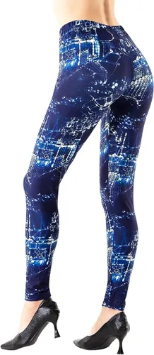 Vista 26 de Ndoobiy pantalones de yoga para mujer, pantalones de entrenamiento básicos, leggings impresos, leggings suaves y mantecosos Un juego